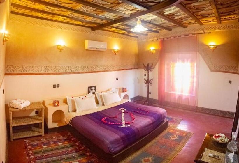חדר משפחתי נוף לבריכה, Ecolodge L île De Ouarzazate