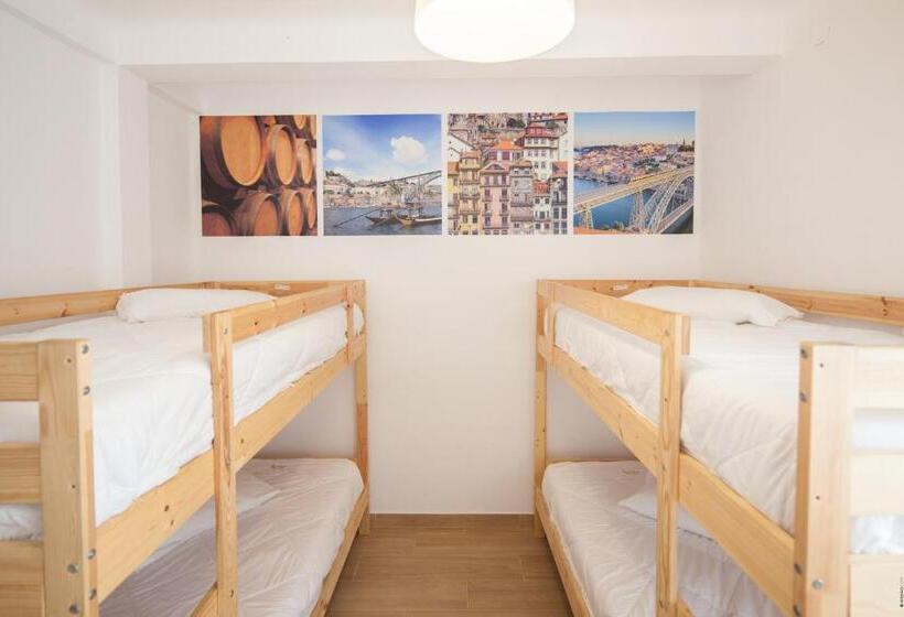 تختخواب در اتاق مشترک, Furadouro Terrace Hostel