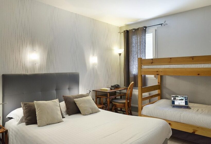 Четырехместный Номер Стандарт, Logis Hôtel Ariane