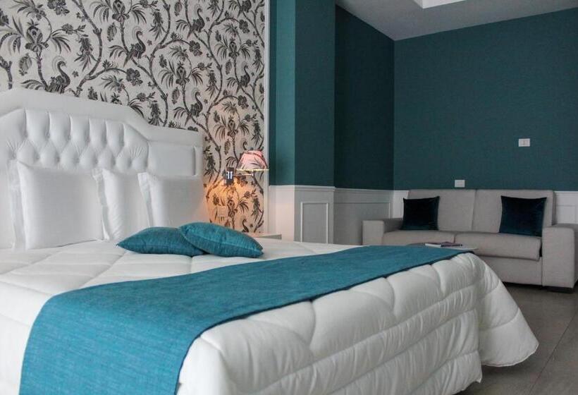 스위트 킹사이즈 침대, Bianco Riccio Suite