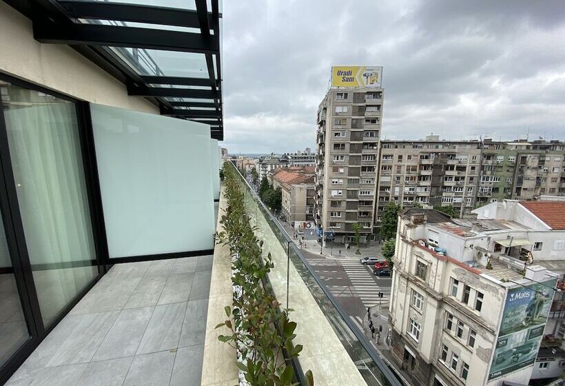 اتاق استاندارد با بالکن, Central Point Hotel Beograd