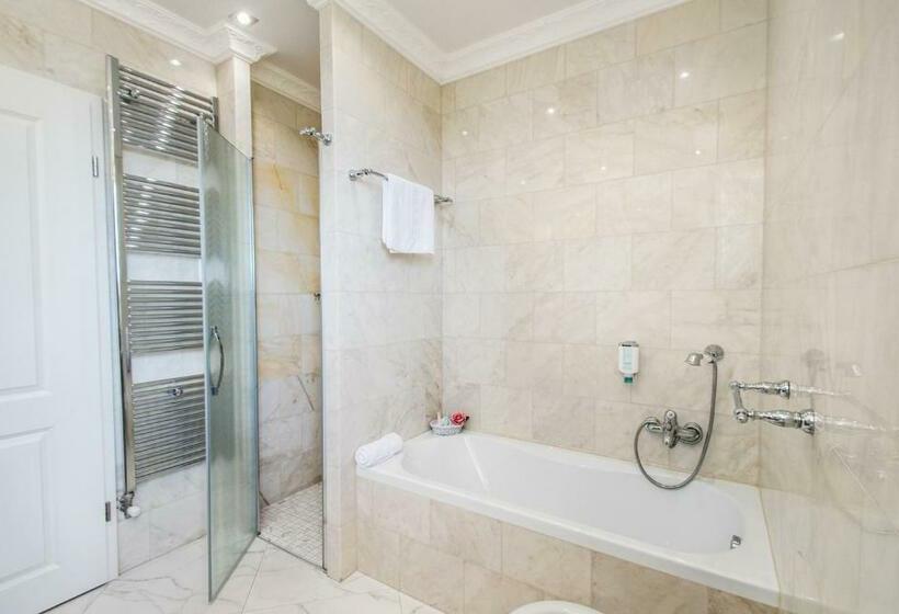 اتاق استاندارد با بالکن و چشم‌انداز دریا, Villa Bellevue Portoroz Portorose