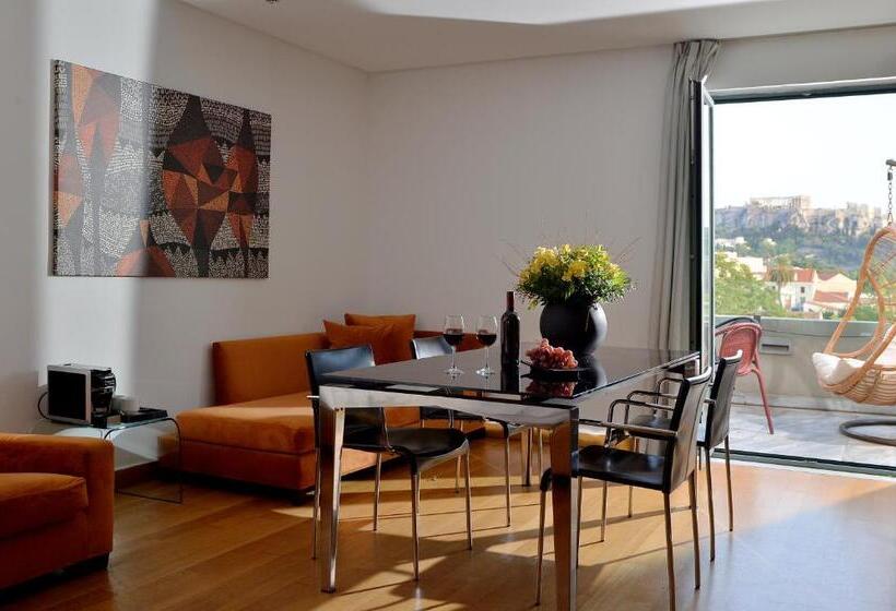 带景观的行政套房, Athenaeum Eridanus Luxury