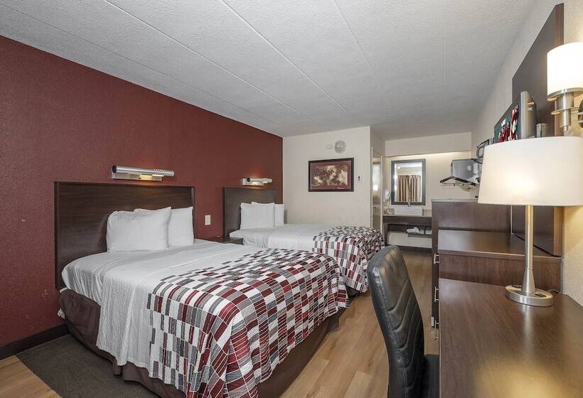 带2个双人床的标准工作室, Red Roof Inn Mt Laurel