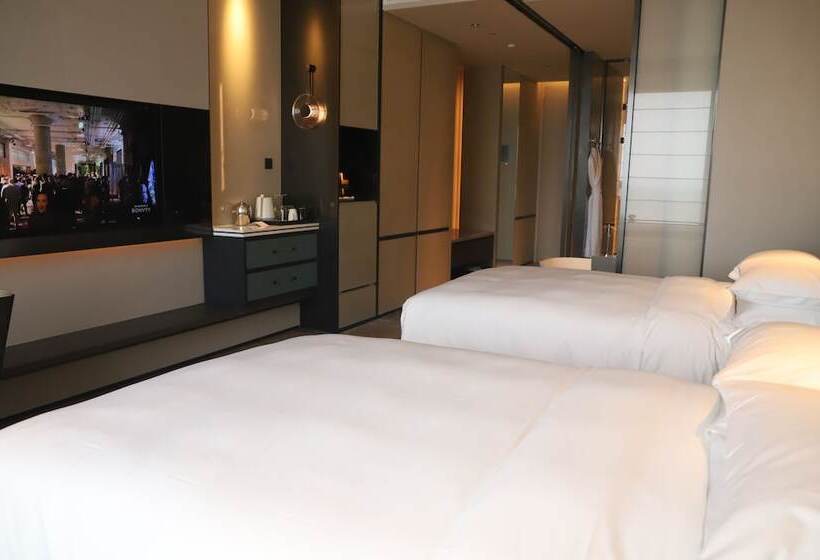 스탠다드 룸 더블 침대 2개, Wuhan Marriott Hotel Optics Valley