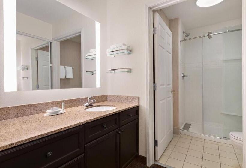带大床的标准工作室, Residence Inn By Marriott Las Vegas Stadium Area