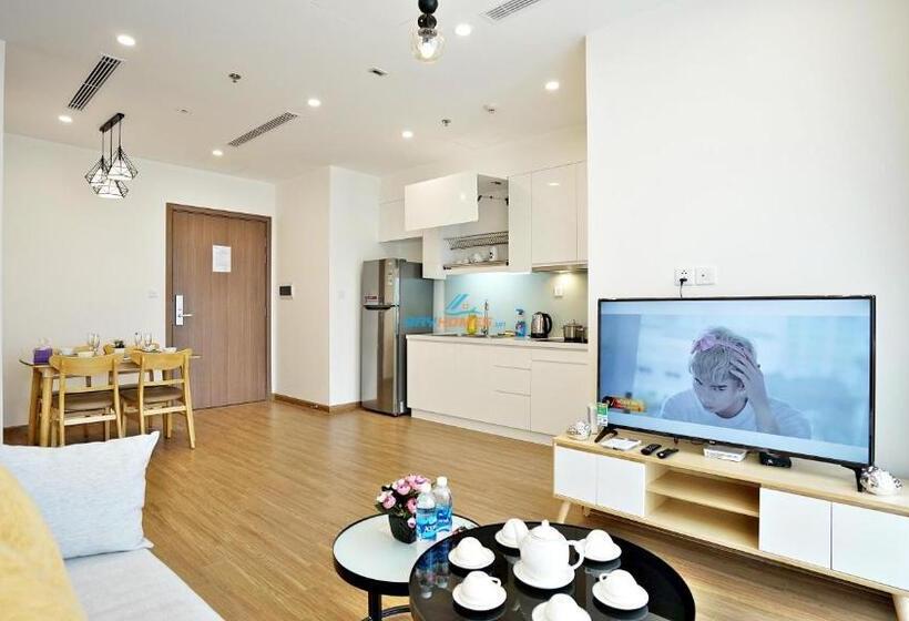 آپارتمان 1 خوابه با چشم‌انداز, Vinhomes Skylake Apartment   By Bayhomes