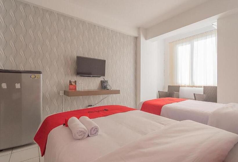 Номер Deluxe, Reddoorz Apartment @ Emerald Towers Bandung