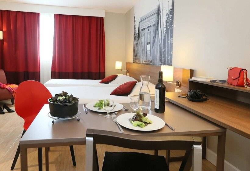 Студия Стандарт Двуспальная Кровать, Adagio Original Thoiry Genève