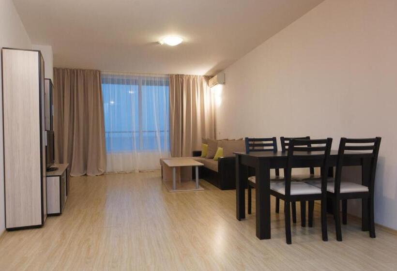 Апартаменты 1 Спальня Вид на Море, Silver Beach Apart Complex