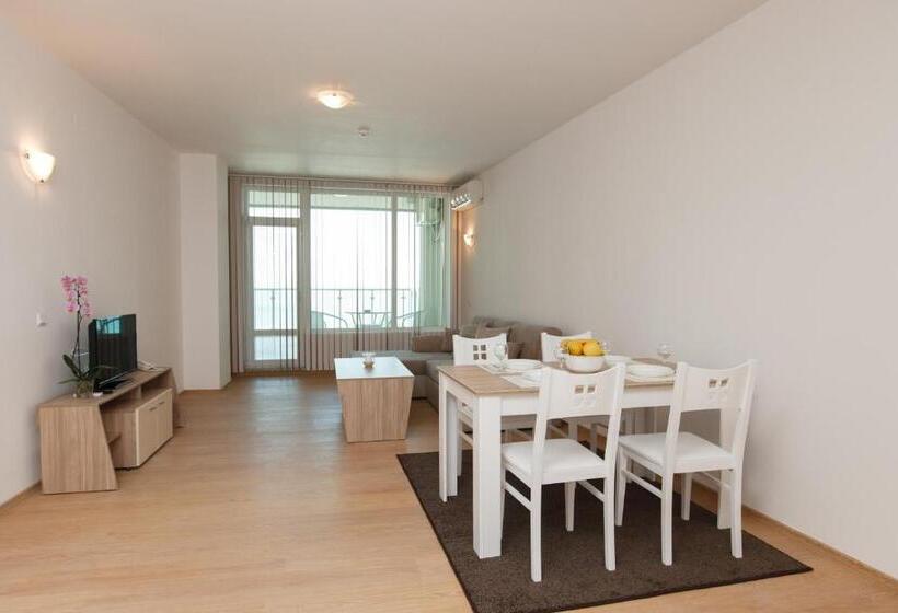 Апартаменты Deluxe 1 Спальня Вид на Море, Silver Beach Apart Complex