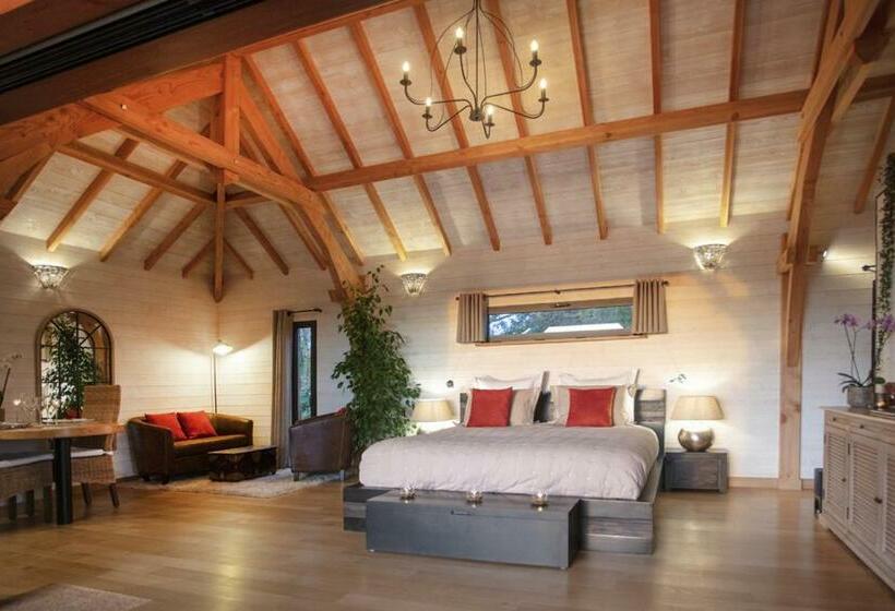 Шале Superior 1 Спальня, Cabane De Prestige Avec Jacuzzi Et Sauna Privatifs