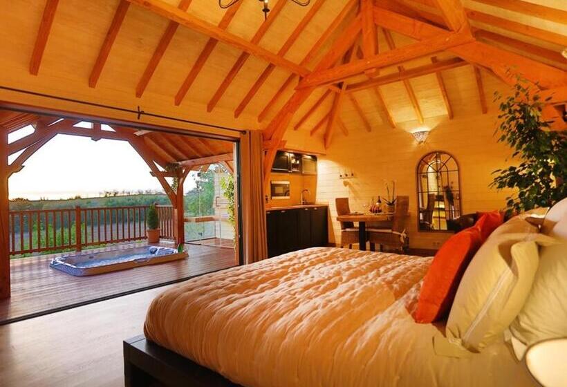 Шале Superior 1 Спальня, Cabane De Prestige Avec Jacuzzi Et Sauna Privatifs