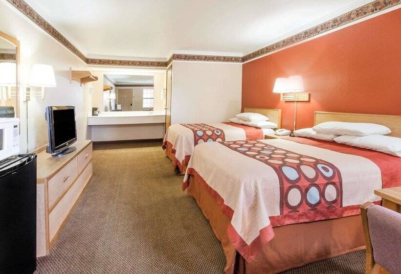 Номер Стандарт 2 Двуспальные Кровати, Super 8 By Wyndham Mount Vernon