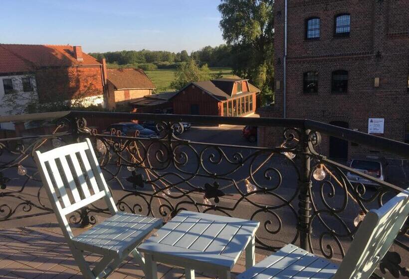 Апартаменты 1 Спальня с Балконом, B&b Mühlenvilla Am Bützower Hafen