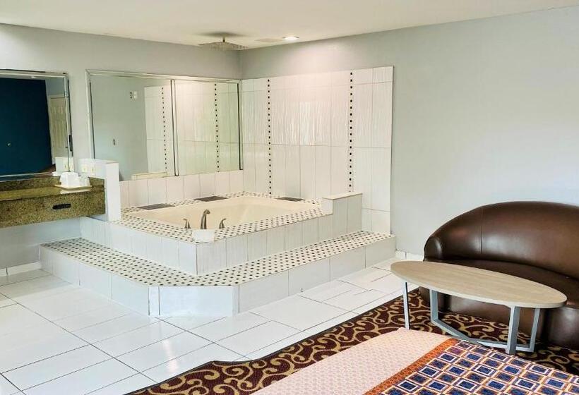 מיטת קינג בסוויטה, Home Place Inn And Suites Hobby