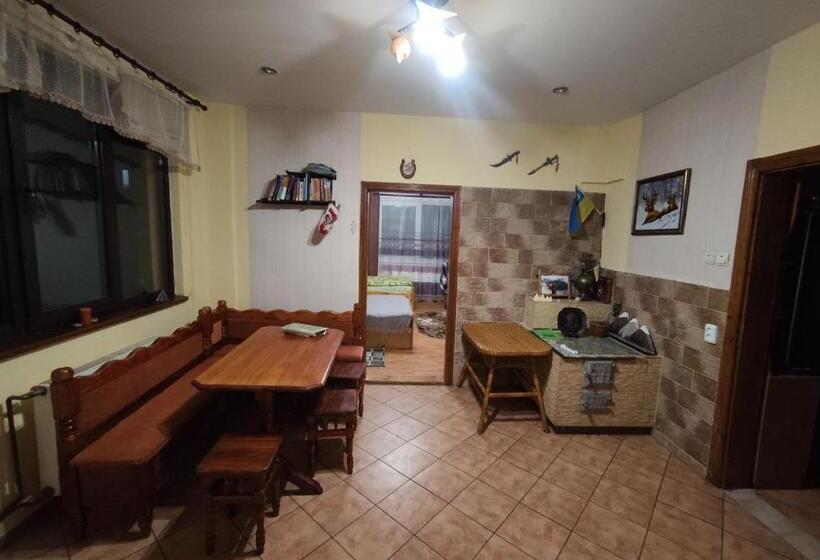 Апартаменты 1 Спальня Нижний Этаж, Guest House Mandrivnyi Rooms&apartments