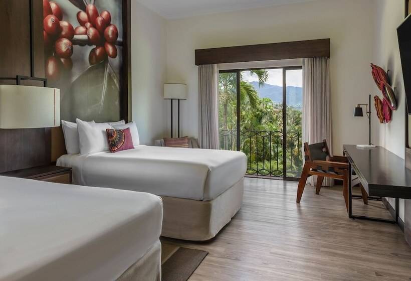 Номер Стандарт 2 Двуспальные Кровати, Costa Rica Marriott Hotel Hacienda Belen