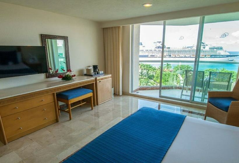 غرفة ديلوكس مطلّة علي البحر, Grand Park Royal Cozumel All Inclusive