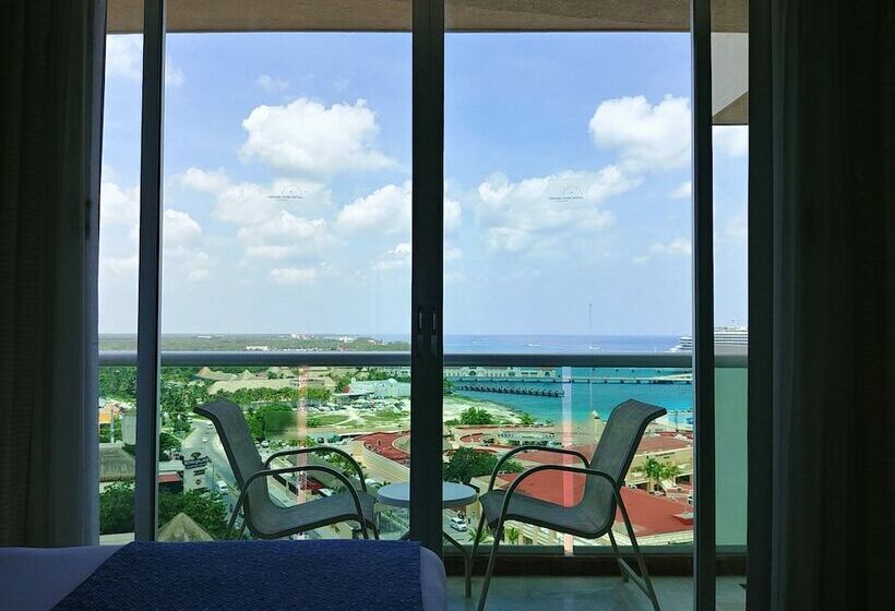غرفة ديلوكس مطلّة علي البحر, Grand Park Royal Cozumel All Inclusive
