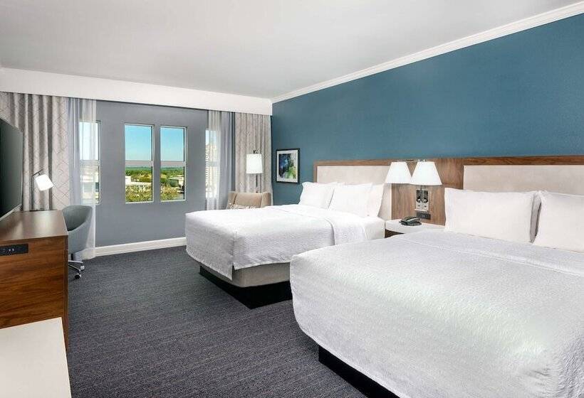 חדר סטנדרט שתי מיטות זוגיות, Hampton Inn Savannah Historic District