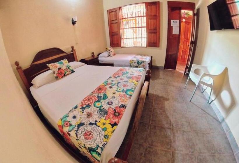 Номер Стандарт Трехместный, La Casa De Las Flores Hostal