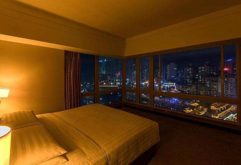 اتاق استاندارد با چشم‌انداز رودخانه, Shangrila Chengdu