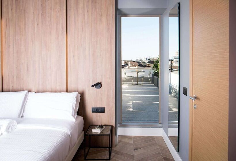 اتاق استاندارد با تراس, B&b Hotel Milano City Center Duomo