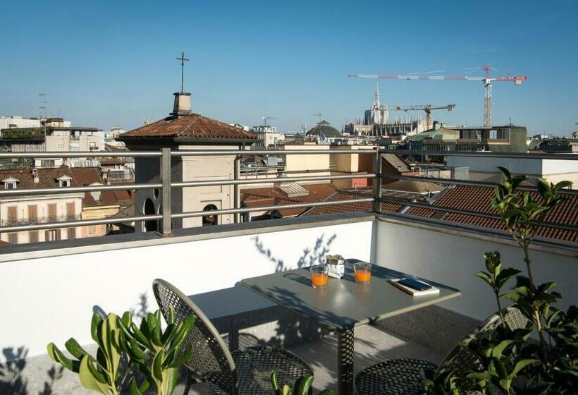 اتاق استاندارد با تراس, B&b Hotel Milano City Center Duomo