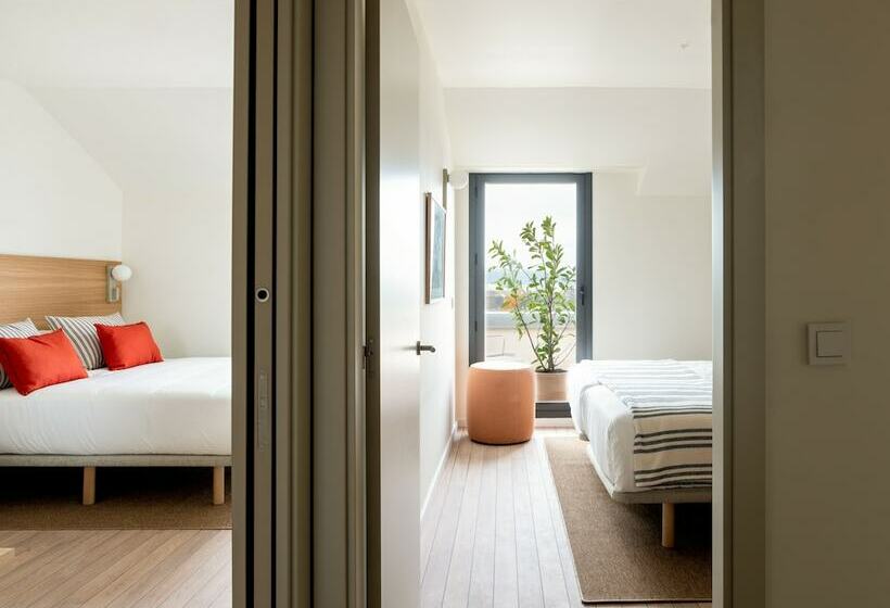 2침실 펜트하우스 아파트, Apartahotel Líbere Vitoria