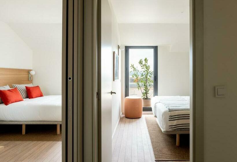 1침실 펜트하우스 아파트, Apartahotel Líbere Vitoria