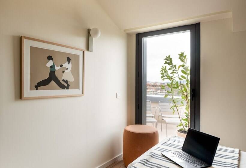 1침실 펜트하우스 아파트, Apartahotel Líbere Vitoria
