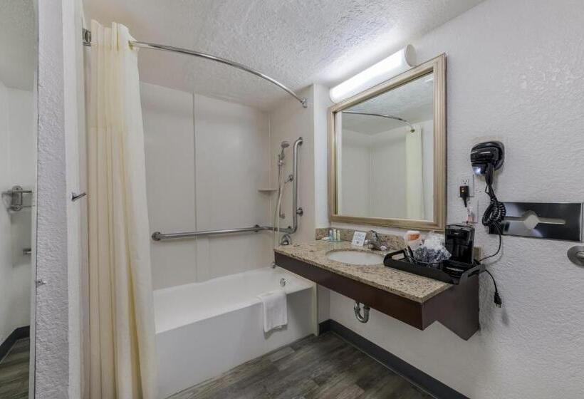 适合残疾人士使用的带超级大床的标准间, Quality Inn & Suites Airport