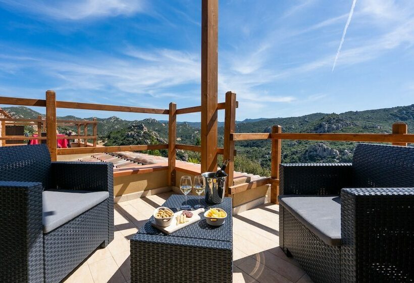 침실 3개 바다 전망 아파트, Residence La Falata Costa Paradiso