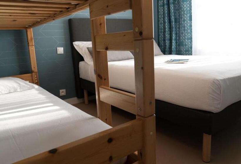 Quarto Quádruplo Estandar, The Originals City, Hôtel Armen Le Triton, Roscoff