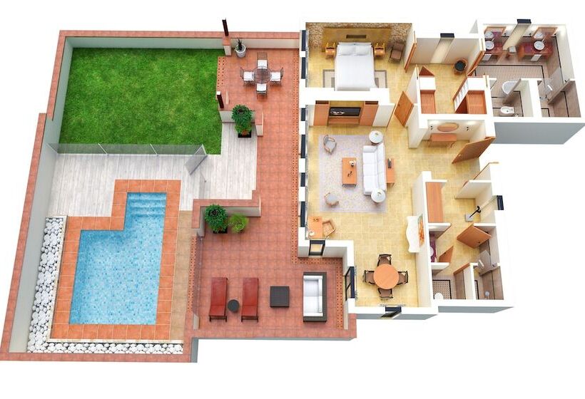 Вилла 1 Спальня, Terre Blanche Hotel Spa Golf Resort