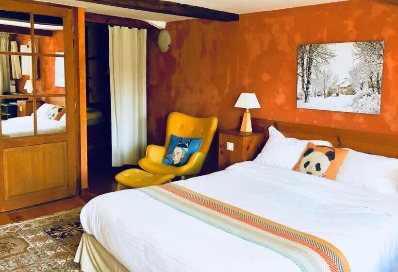 Номер Deluxe с Террасой, Chambre D'hôtes La Grange Des Ecrins