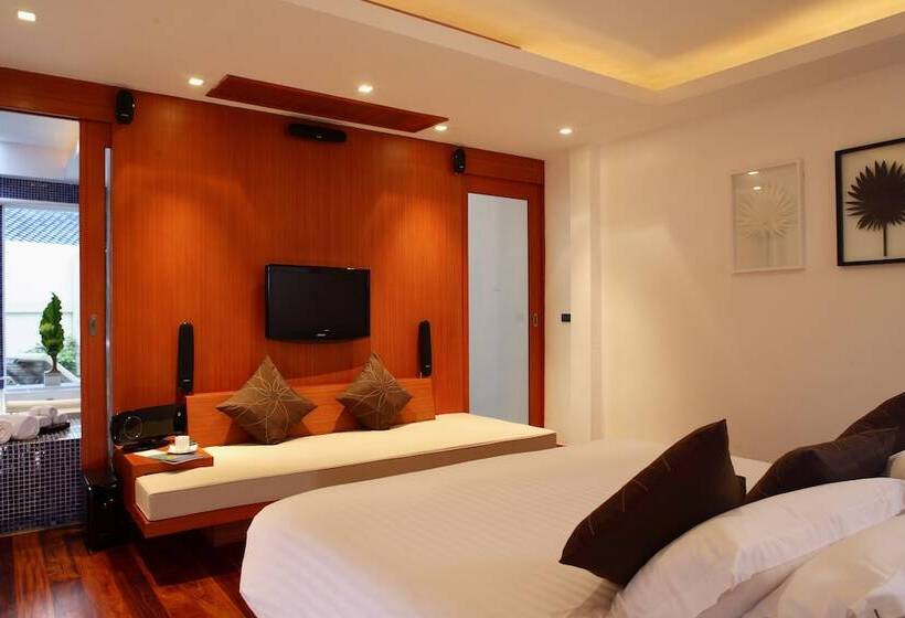 빌라 1 베드룸 - 수영장, La Flora Resort Patong