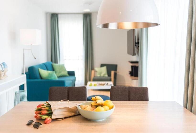 Апартаменты 1 Спальня с Балконом, Apartmenthaus Am Park