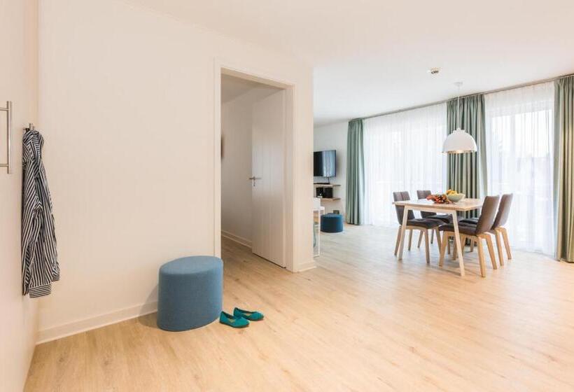 Апартаменты 1 Спальня с Балконом, Apartmenthaus Am Park
