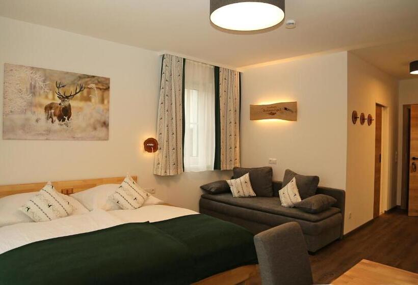 Апартаменты 1 Спальня с Балконом, Apartments Schmiedgut