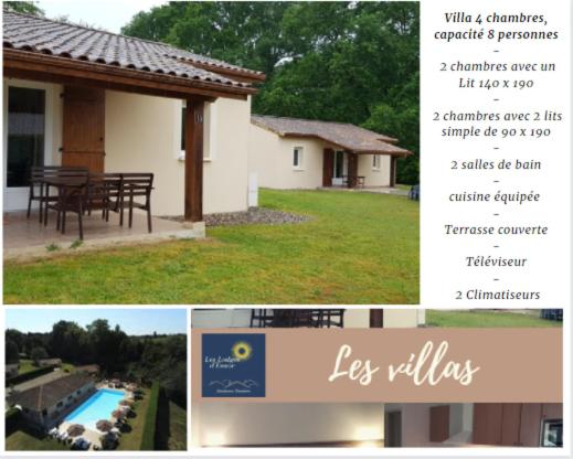 Семейное Студио, Hôtel Les Lodges D Eauze
