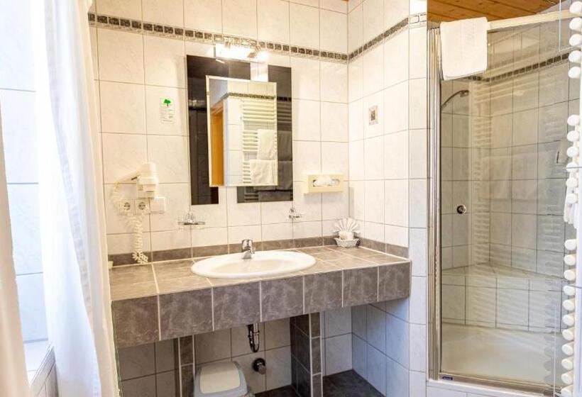 Номер Стандарт с Балконом, Aktivhotel & Gasthof Schmelz Ihr Urlaubs Hotel In Inzell Mit Wellness Hallenbad, Alpensauna & Dampfb