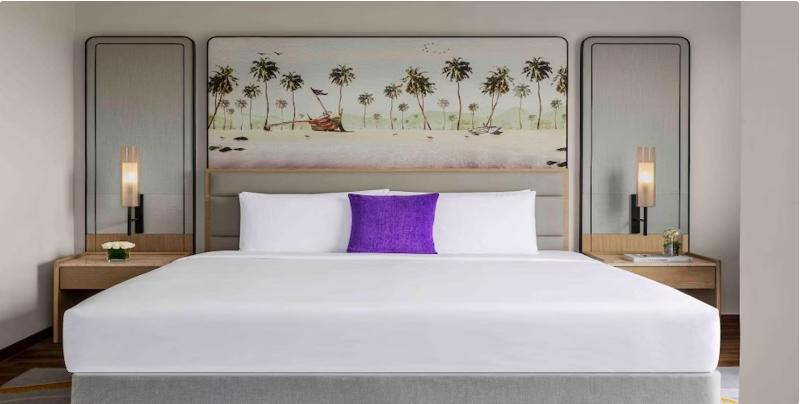 带大床的高级房间, Vivanta Goa, Miramar