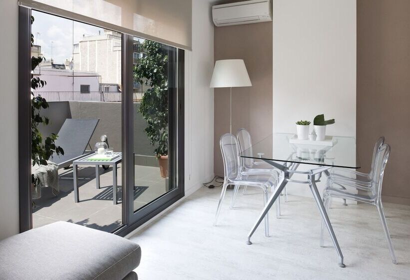 带1个卧室的带阳台的公寓, Eric Vökel Boutique Apartments   Bcn Suites