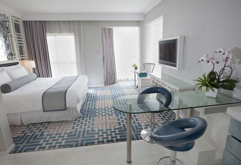 Quarto Deluxe Vista Cidade, Dorsett Shanghai