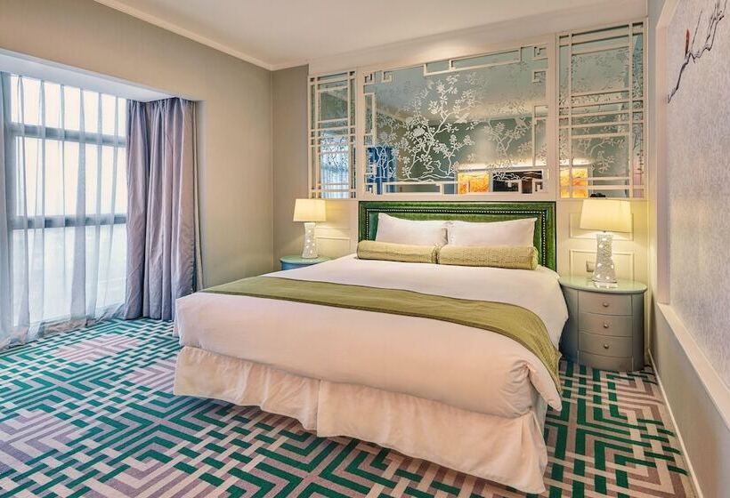 Quarto Deluxe Vista Cidade, Dorsett Shanghai
