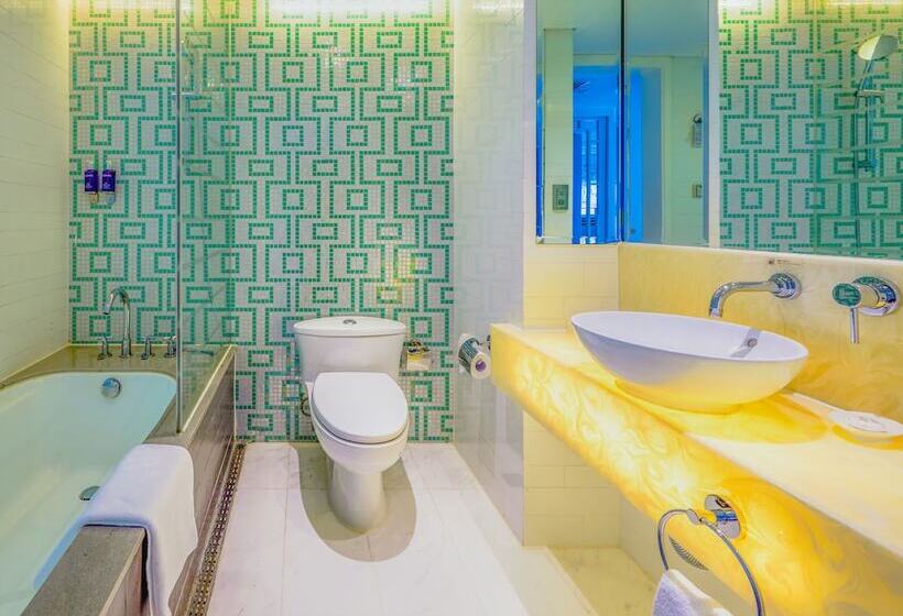 quarto Deluxe Vista Parque, Dorsett Shanghai