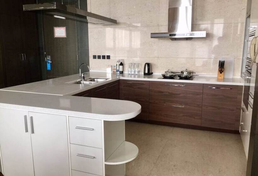 ３ベッドルームアパートメント, The Sandalwood, Beijing  Marriott Executive Apartments
