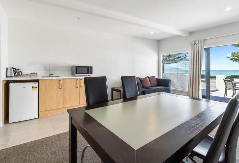 آپارتمان 1 خوابه با چشم‌انداز دریا, Kaikoura Beach Motel